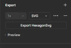 Exporting svg in Figma